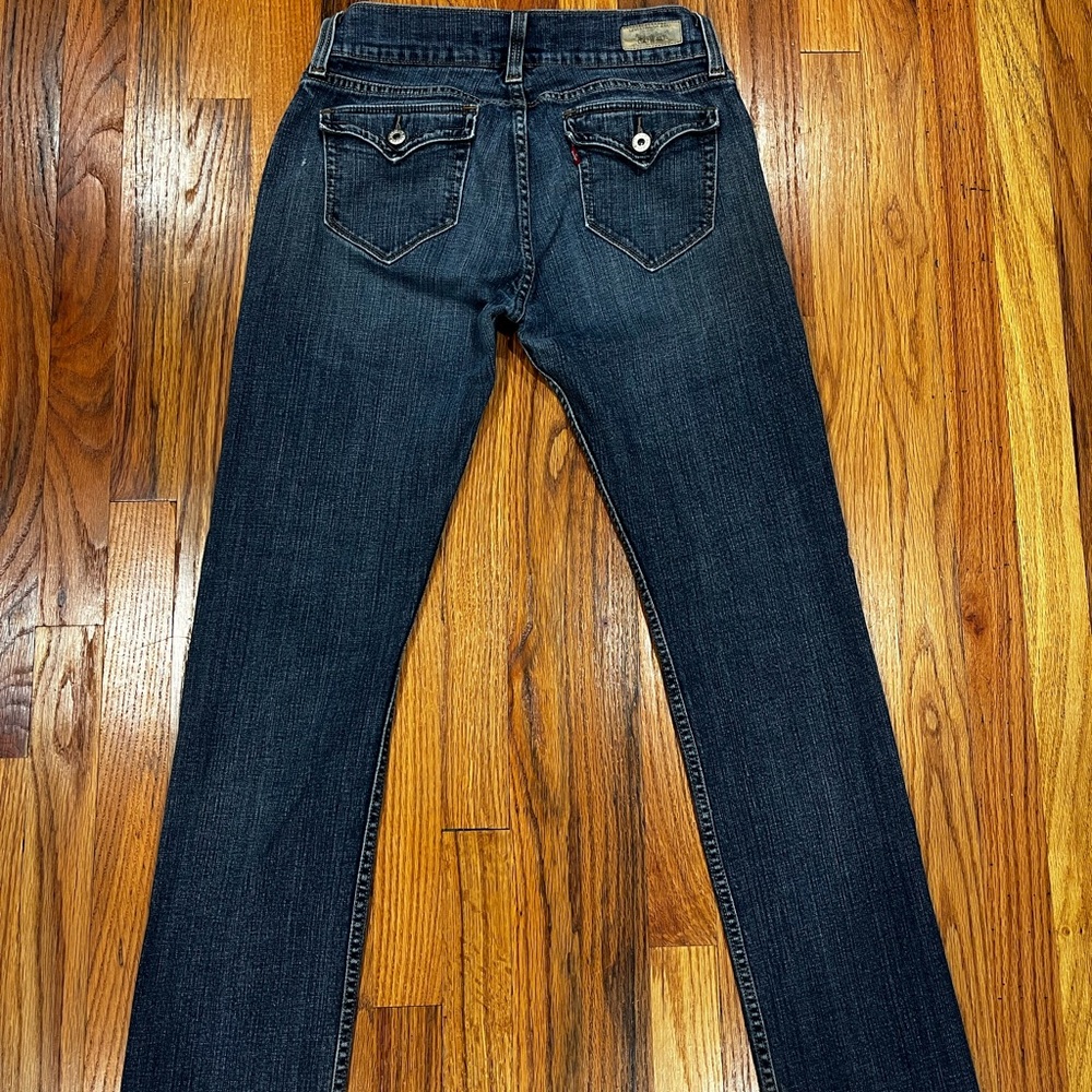 Levi's‎ Dark Blue Straight Leg Jeans - Picture 6 of 9